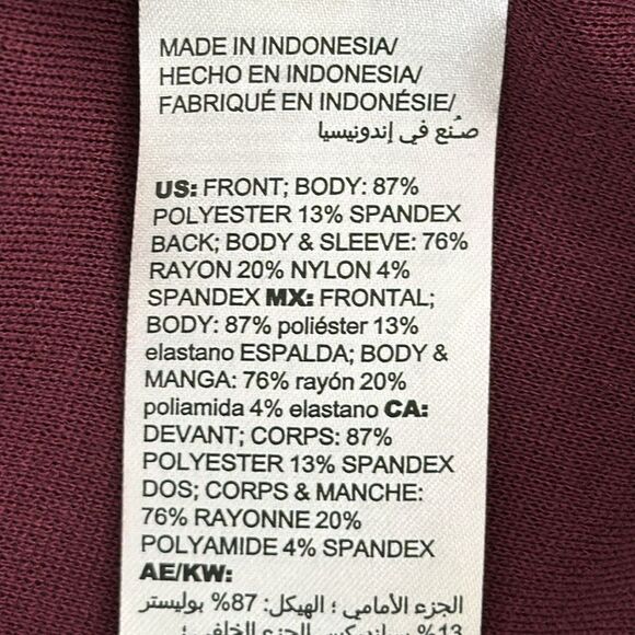 Chico's Tunic Size 1P Size 8P Faux Sueded Front Long Sleeve NWOT - Picture 13 of 16